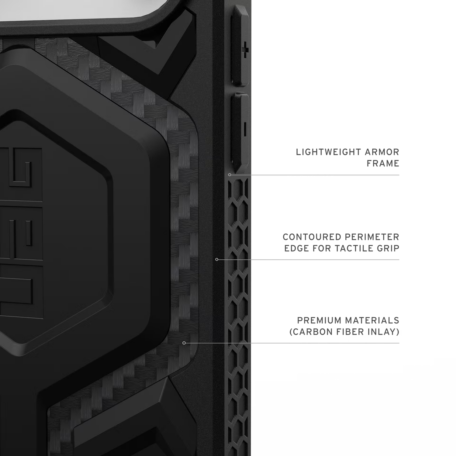 UAG iPhone 17 Pro Max Monarch Pro Magsafe Case | Carbon Fiber