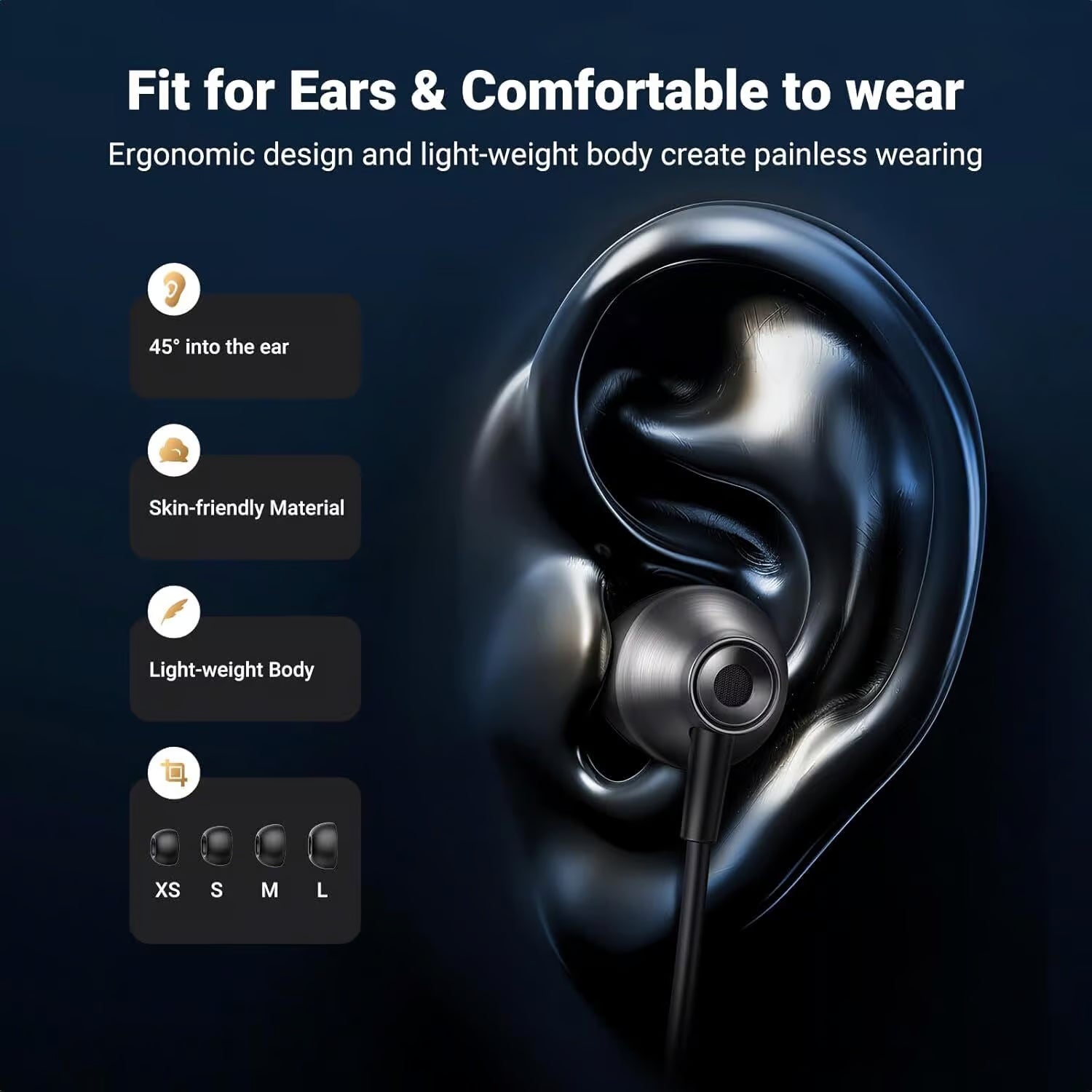 EP106 | UGREEN | Wired Earphones with USB-C Connector | 35756