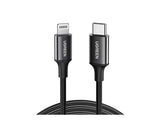 US171 | UGREEN | USB-C to Lightning Cable M/M Nickel Plating ABS Shell 1m (Black)US171 | 60751
