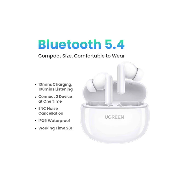 UGREEN HiTune P3 True Wireless Earbuds Wh 45110
