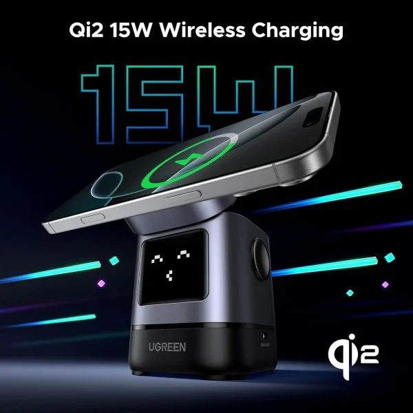 W709 | UGREEN | 2-in-1 Magnetic Wireless Charger 20w | 45775