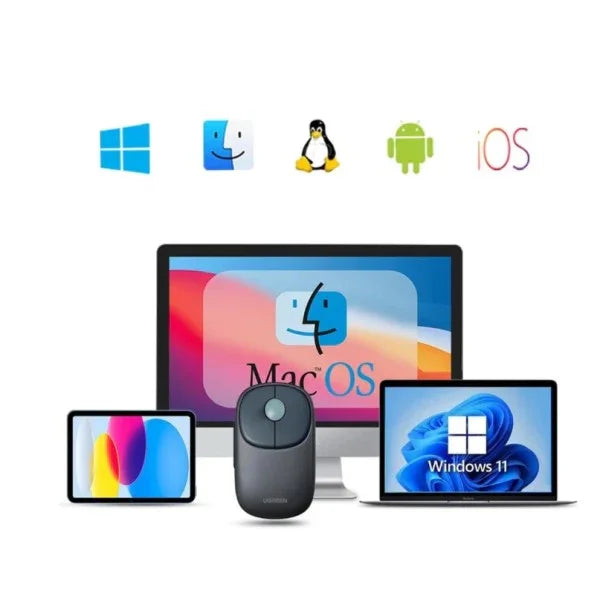 MU102 | UGREEN | FUN+ Wireless Mouse Blue | 90538