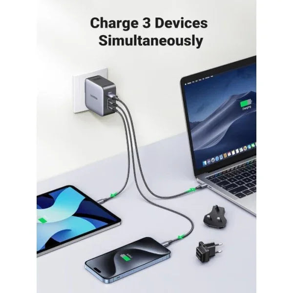 CD296 | UGREEN | GaN 65W Fast Charger (3-Port) CD296 | 90409