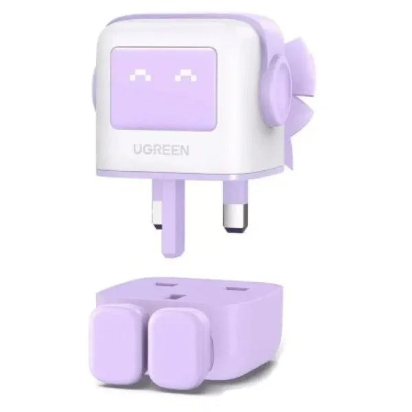 CD361 | UGREEN | Nexode RG 65W 3-Port GaN Fast Charger UK Purple 35292 | 35292