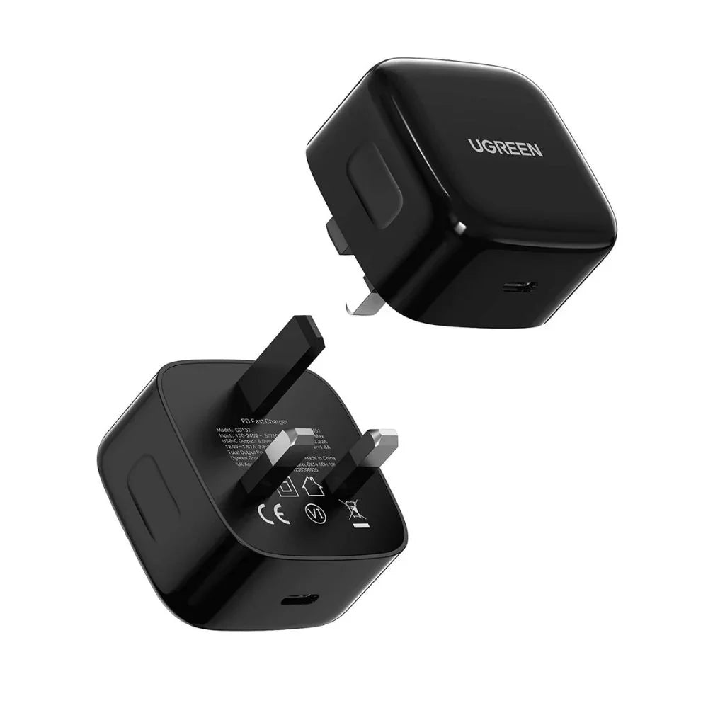 UGREEN PD20W Fast Charger in CD137-Black