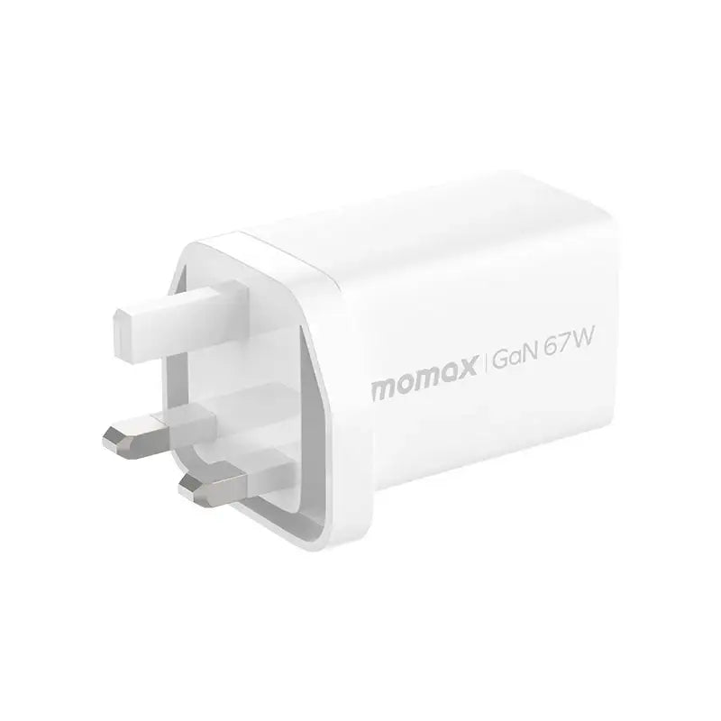 Momax ONEPLUG 67W 3-Port GaN Charger (White) - UM30UKW - GulfStore.com