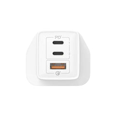 Momax ONEPLUG 67W 3-Port GaN Charger (White) - UM30UKW - GulfStore.com