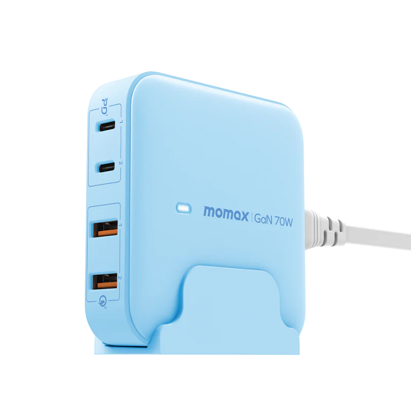 UM50UKB , One Plug 70W 4-Port Desktop Charger (UK) (Blue)