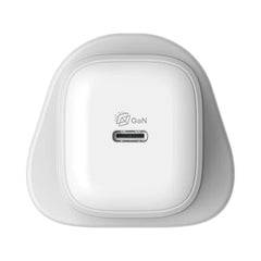 UM73UKW| Momax  1-Charge 45W 1-Port GaN Charger 1x USB-C | UK | White - GulfStore.com