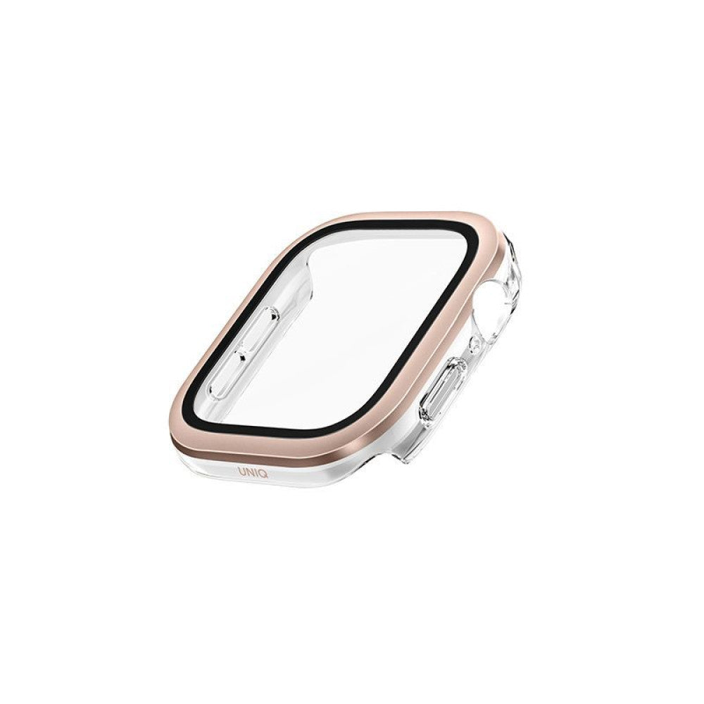 UNIQ VOUTE WATCH CASE WITH TEMPERED GLASS SCREEN 42MM - ROSE GOLD (ROSE GOLD)