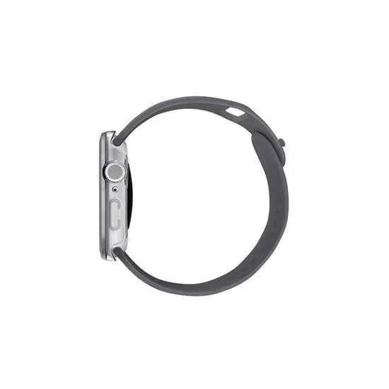 UNIQ VOUTE WATCH CASE WITH TEMPERED GLASS SCREEN 46MM - SILVER (SILVER)