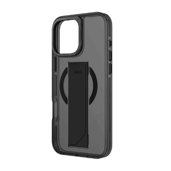 UNIQ | Hybrid Heldro Max Magsafe Case With Camera Stand For Iphone 16 Pro |  Vapour Smoke