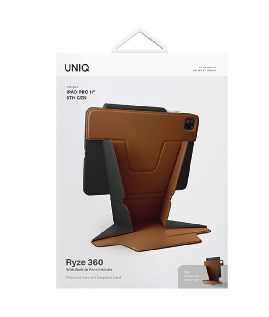UNIQ | PDP112024 | R360 Cml RYZE 360 New Ipad Pro 11 2024 | Caramel Caramel