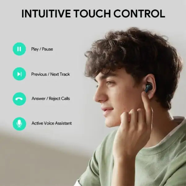 AUKEY EP-M1S True Wireless Earbuds Mini S - Black - GulfStore.com