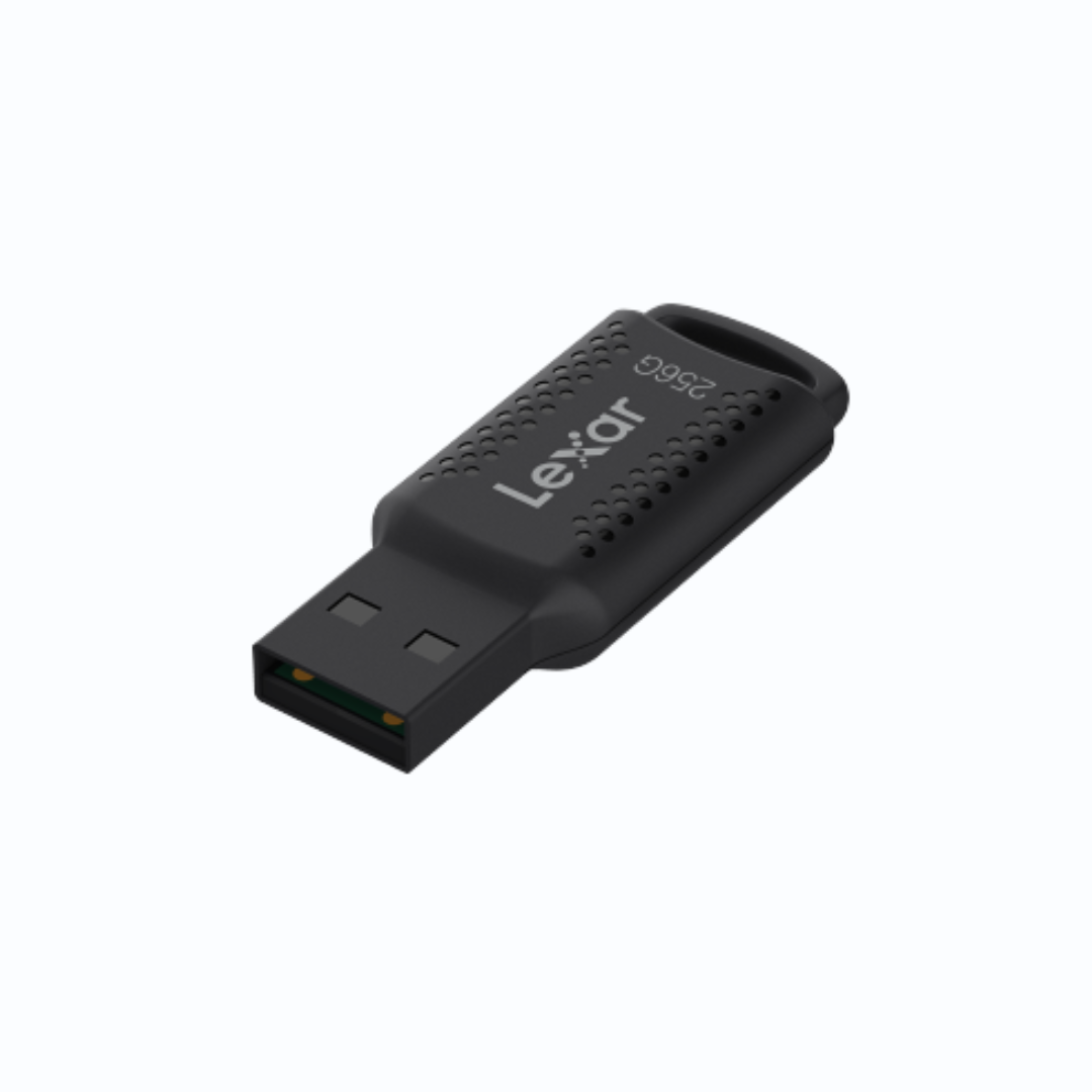 256GB Lexar® JumpDrive® V400 USB 3.0 Flash Drive,  up to 100MB/s read, Black