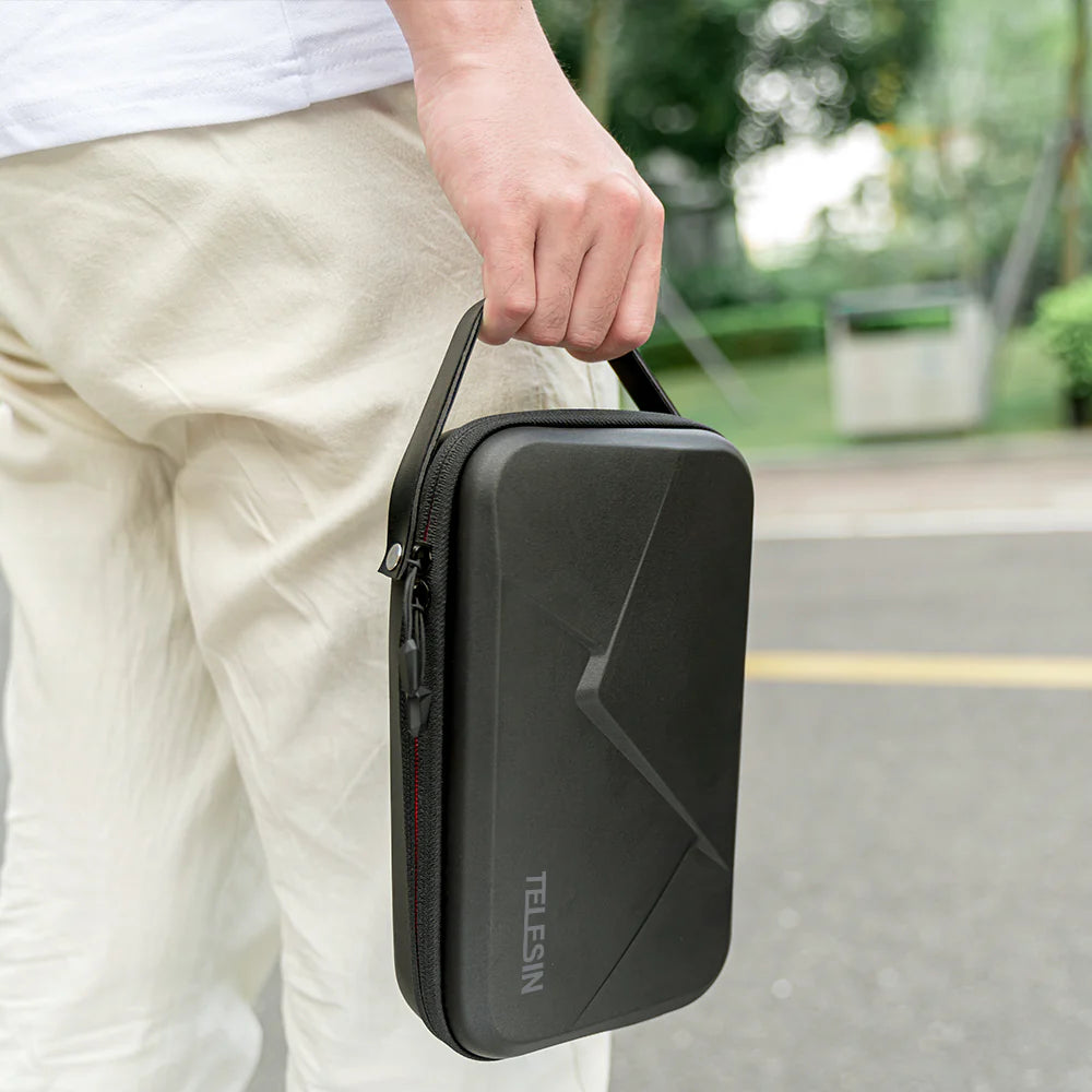 Telesin Expanded version Hard shell EVA storage bag for action cameras