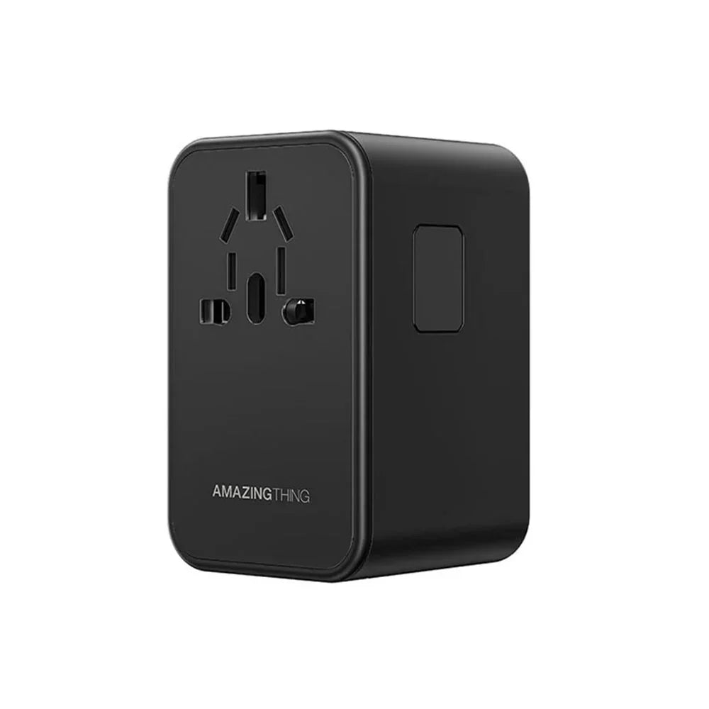 AMAZINGTHING | Explorer PD 35W 5 Ports 2A+3C Travel Charger | Black