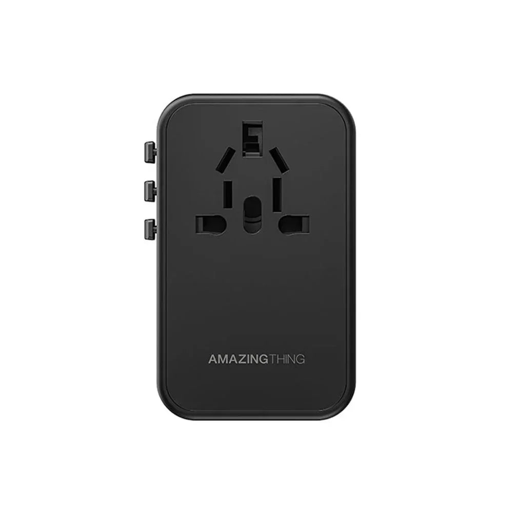 AMAZINGTHING | Explorer PD 35W 5 Ports 2A+3C Travel Charger | Black