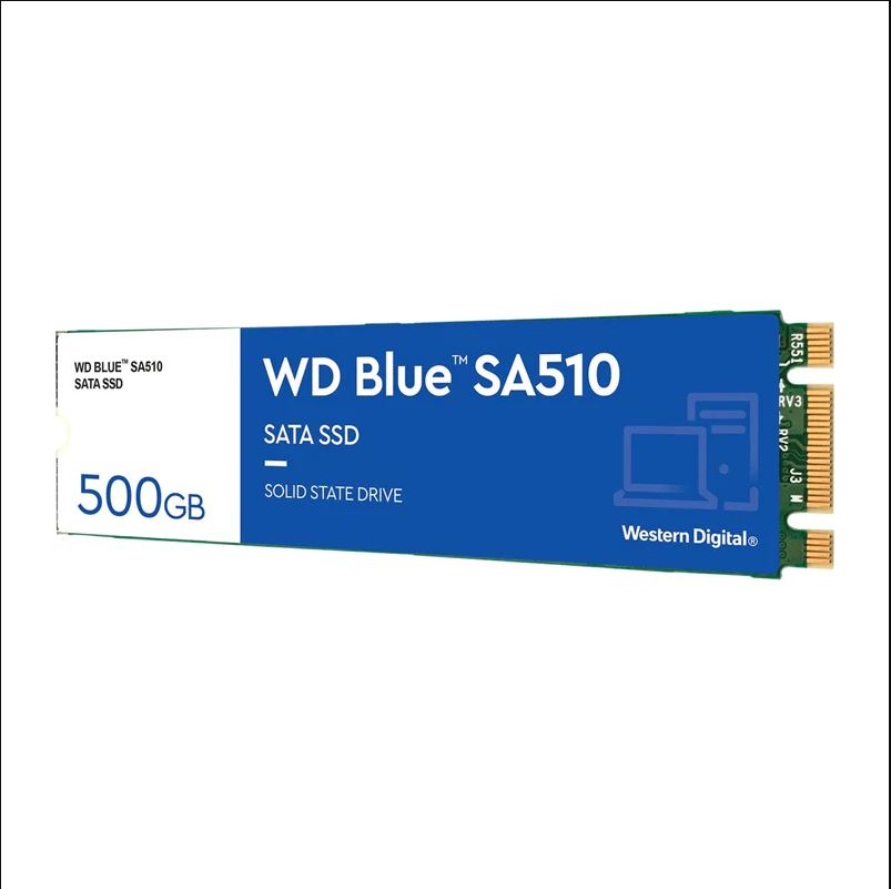 Westen Digital Blue SA510 M.2 2280 SATA SSD - 500GB / M.2 2280 / SATA-III - SSD (Solid State Drive)