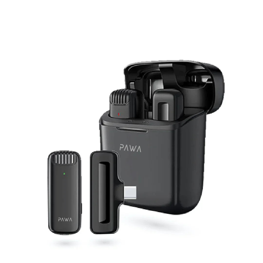 PW-LSMCCCL2 , PAWA MIKE M4 Single Wireless Microphone With Charging Case Plug &play