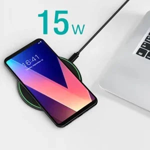 Choetech 15W Fast Wireless Charging Pad - Black T559-F