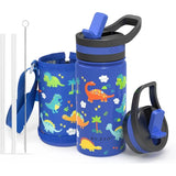Buzio Kids Tumbler with Straw Lid 500ML - Dinosaur