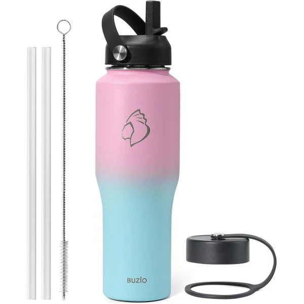 Buzio Trophy Series Water Bottle for Car 1L - Bubble Gum
