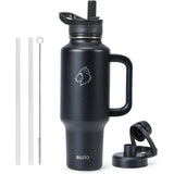 Buzio Trophy Series Handled Water Bottle for Car 1.2L - Black