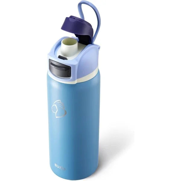 Buzio Pop Up Series Water Bottle 1L - Blue