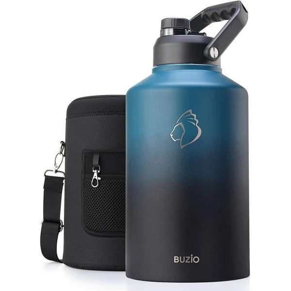 Buzio Rock Series Insulated 1.5 Gallon Jug with Spout Lid and Sleeve 5.8L - Indigo Crush