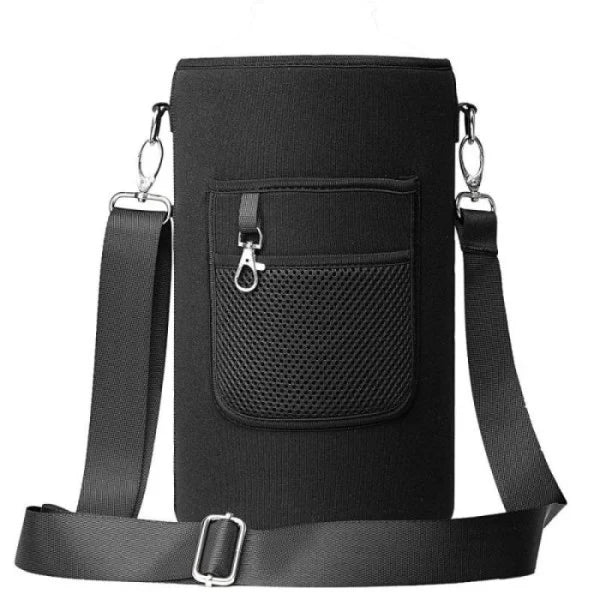 Buzio Water Bottle Holder Carrying Pouch for 3.8L - Black