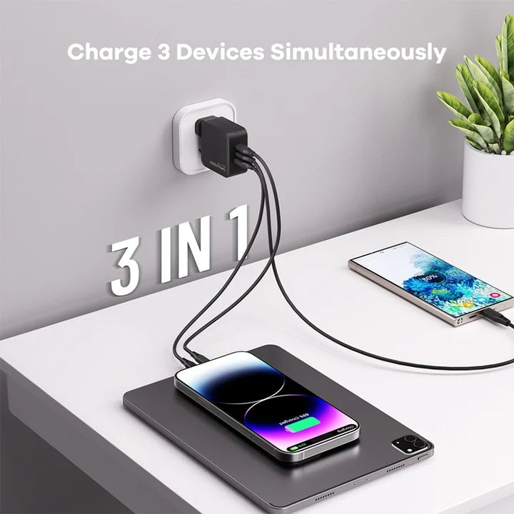 ZLOS 100W GaN Multi-Port Fast Charger (2C1A)