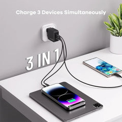 ZLOS 100W GaN Multi-Port Fast Charger (2C1A)