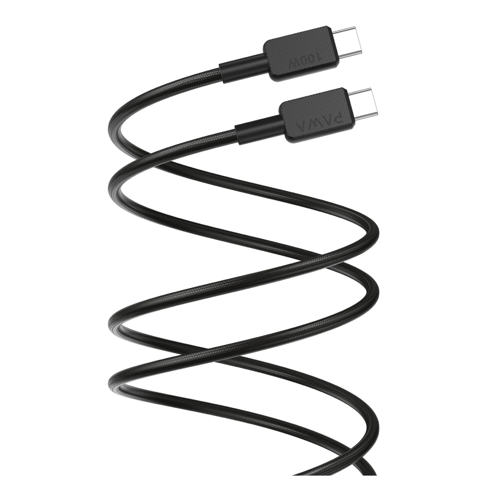 Pawa El Caro Series Usb-A To Type-C Premium Braided-Black (PW-120BD3AT-BK)