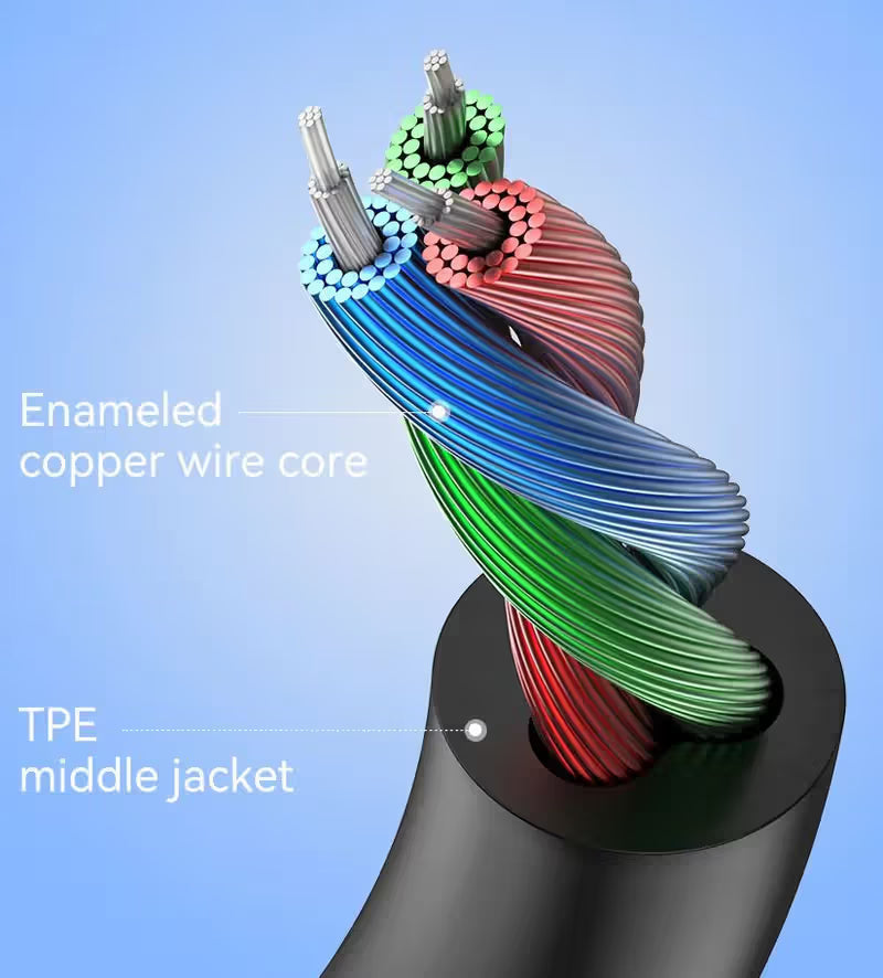 BALBF | Vention 3.5mm Male to 2.5mm Male Audio Cable 1M Metal Type