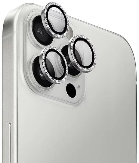 UNIQ OPTIX  IPHONE 16 PRO  (2024) 6.3/6.9 CAMERA LENS PROTECTOR - WHITE SHIMMER (WHITE)