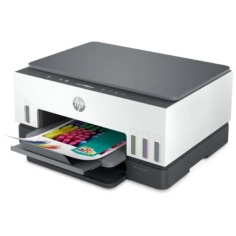 HP Smart Tank 670 AIO - 12ppm / 4800dpi / A4 / USB / Wi-Fi / Color Inkjet - Printer - GulfStore.com