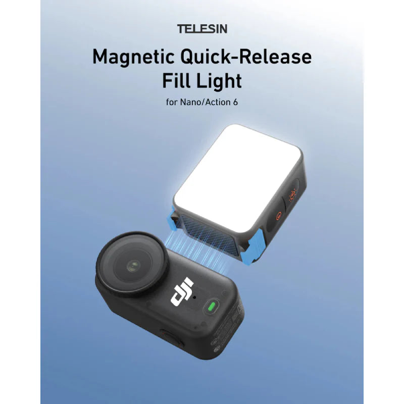 Telesin Magnetic Quick-Detach Fill Light
