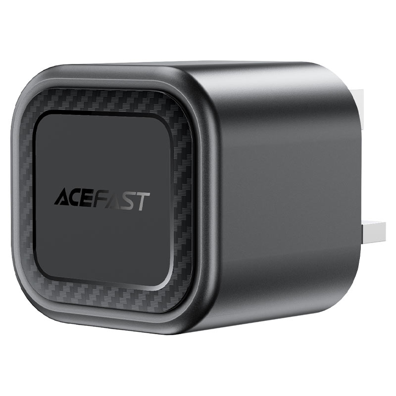 AceFast | 18500 | A121 | PD45W Folding Gan (C+C) Charger Metal | Black