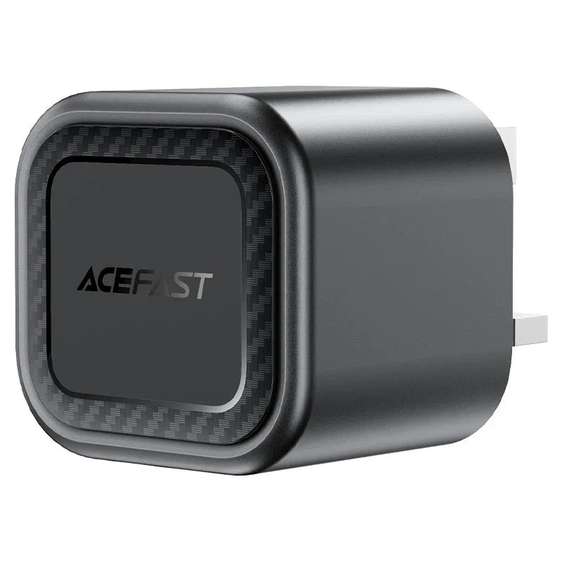 AceFast | 18500 | A121 | PD45W Folding Gan (C+C) Charger Metal | Black