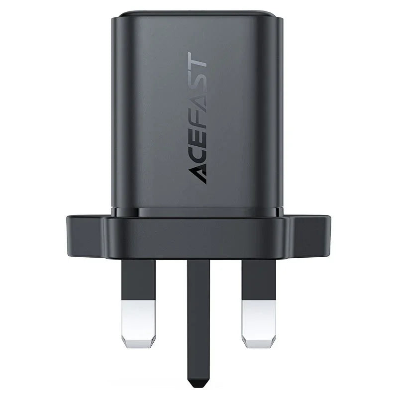 AceFast | 18495 | A125 | PD45W Gan (Usb C) Charger | UK | Black
