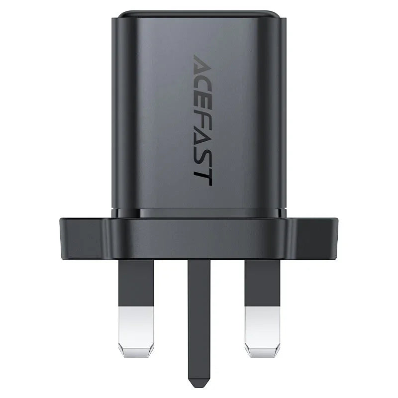 AceFast | 18493 | A127 | PD30W Gan (Usb C) Charger | UK | Black
