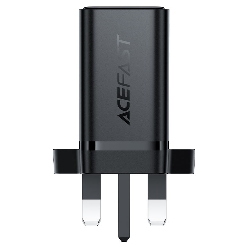AceFast | 18497 | A128 | PD45W Gan (Usb C+Usb C) Charger | UK | Black