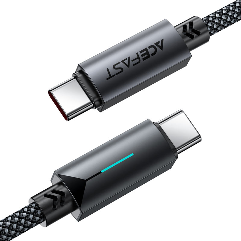 AceFast | 18476 | C19-03 | Usb C To Usb C 60W Fast Charging Data Cable | Black
