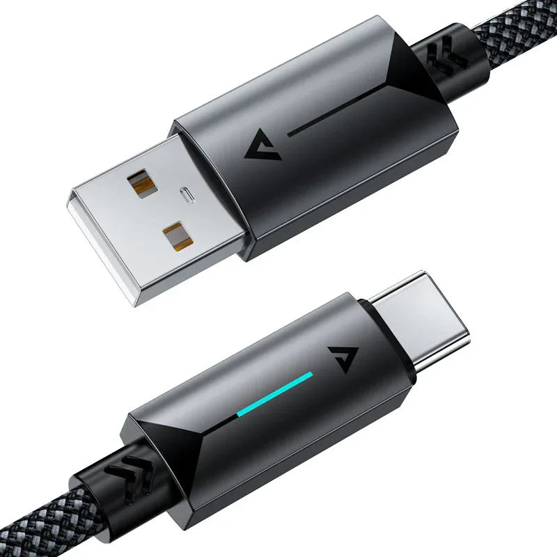 AceFast | 18475 | C19-04 | Usb A To Usb C Fast Charging Data Cable | Black