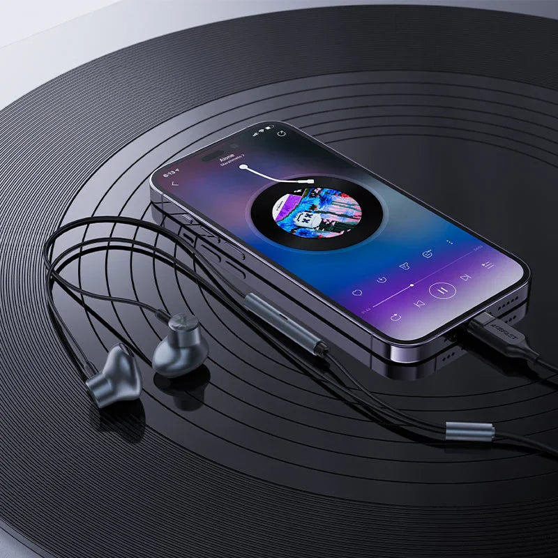 AceFast | 15919 | L2 | Usb C Wired Earphones | Black