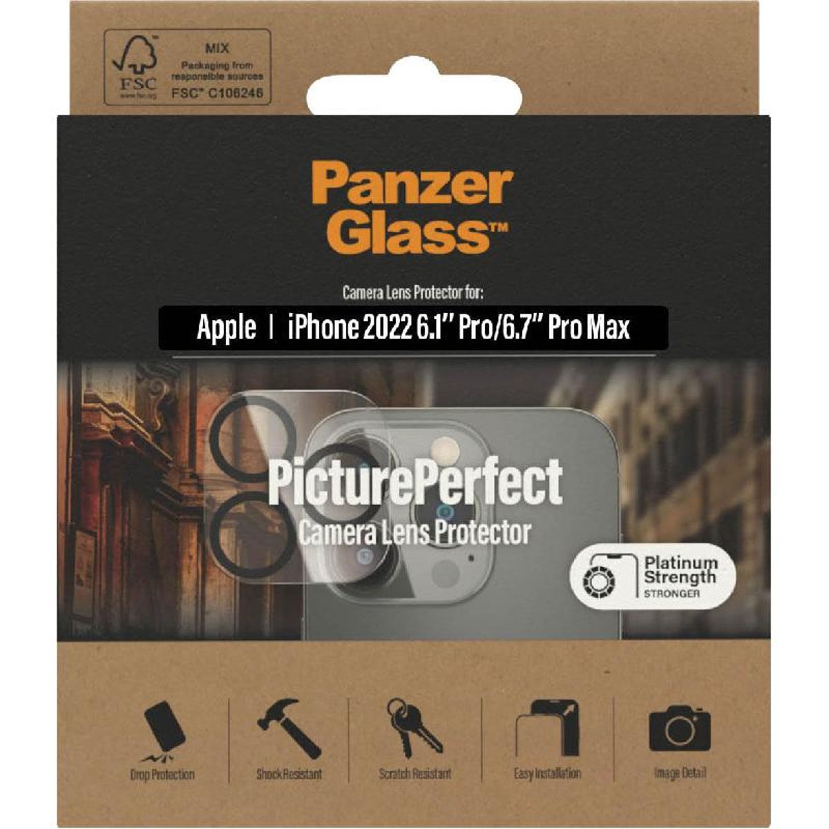 310103638 , PanzerGlass™ PicturePerfect Camera Lens Protector Apple iPhone 14 Pro | 14 Pro Max - 400