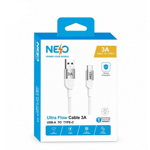 NEO USB TO type C- White  2M
