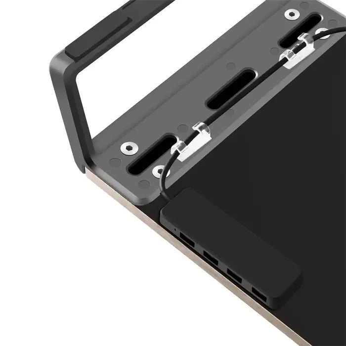 Aluminum Alloy Desk Monitor/notebook/laptop Stand Space Bar Anti-slip Desk Riser With Usb Charging