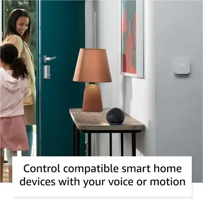 Amazon | Echo 4th Gen with clock | Glacier White - GulfStore.com